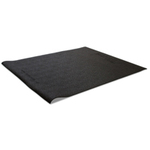 Helisports vloermat zwart 120x100cm