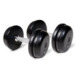 Kroon FDS-04 Rubberen Dumbbells 10kg set