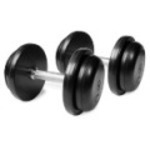 Kroon FDS-04 Rubberen Dumbbells 12kg set
