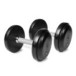 Kroon FDS-04 Rubberen Dumbbells 8kg set
