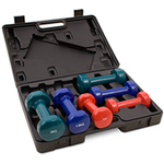 Kroon Vinyl Dumbbell set 9kg